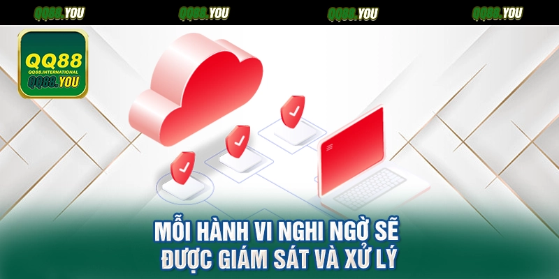 Mỗi hành vi nghi ngờ sẽ được giám sát và xử lý