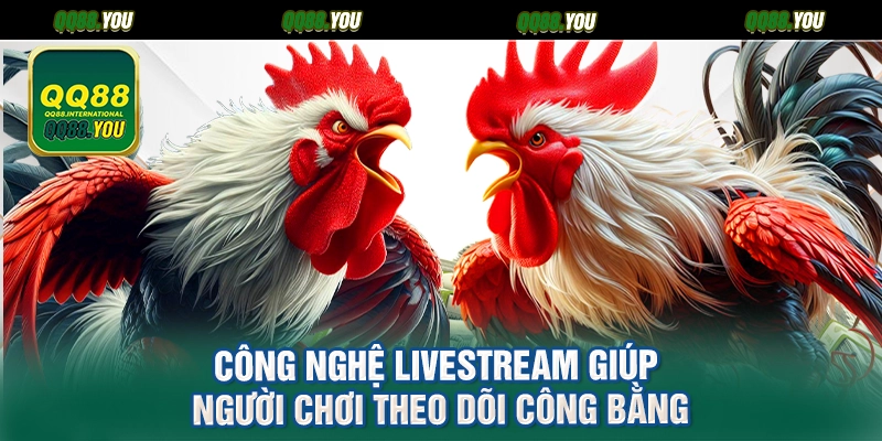 Công nghệ livestream giúp người chơi theo dõi công bằng
