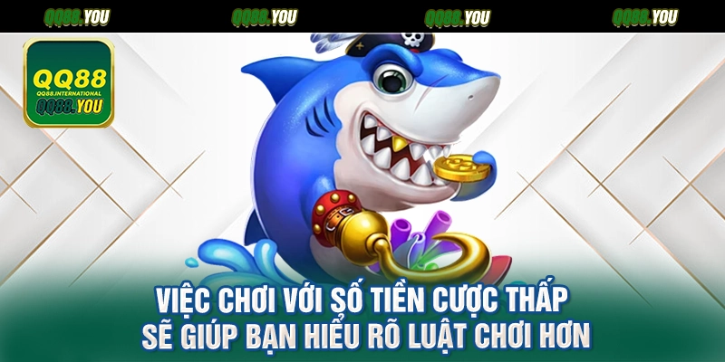 Việc chơi với số tiền cược thấp sẽ giúp bạn hiểu rõ luật chơi hơn